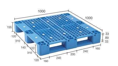 1000x1000 plastic pallet