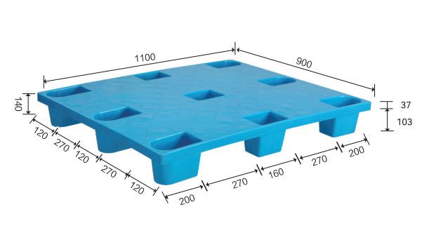 1000*900mm plastic pallet
