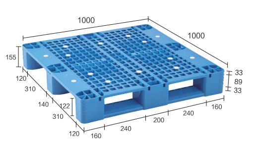 1000X1000mm plastic pallet